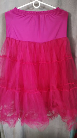 Růžová tylová spodnička (petticoat) od retro značky Lindy Bop