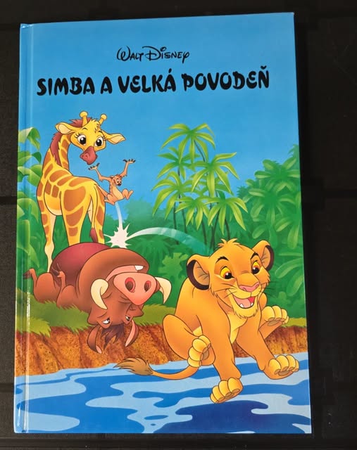 Kniha Simba a veselá povodeň-Disney