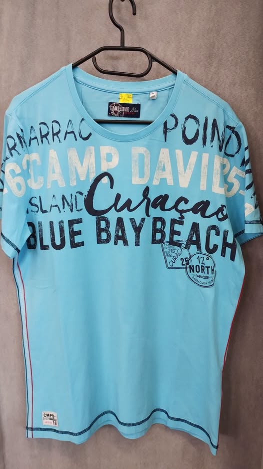 Tričko pánské Camp David Blue
