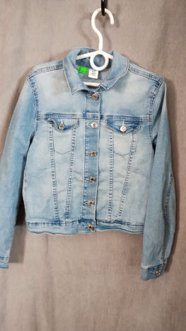 Dívčí elastická riflová bunda Denim