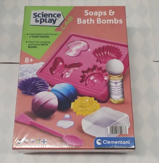 Nová sada na výrobu mýdla a bomby do koupelny Science & Play