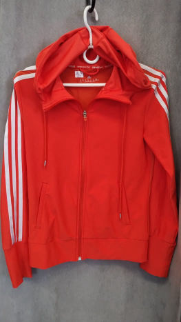 Dámská oranžová mikina Adidas