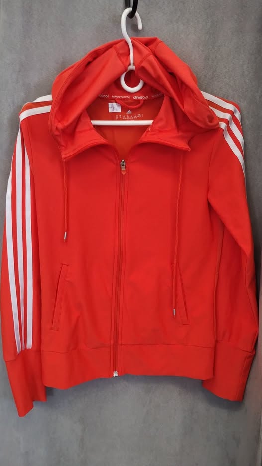 Dámská oranžová mikina Adidas