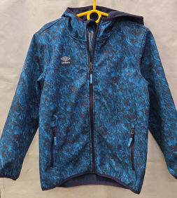 Umbro chlapecká softshellová bunda zateplená fleecem
