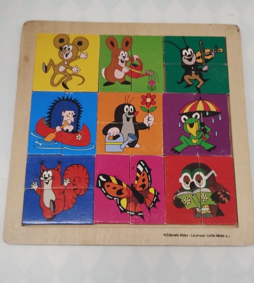 Dřevěné puzzle pro nejmenší