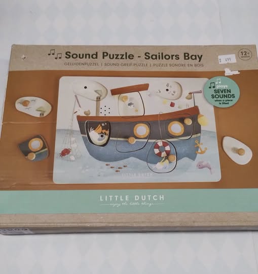 Nové vkládací puzzle se zvukem Little Dutch