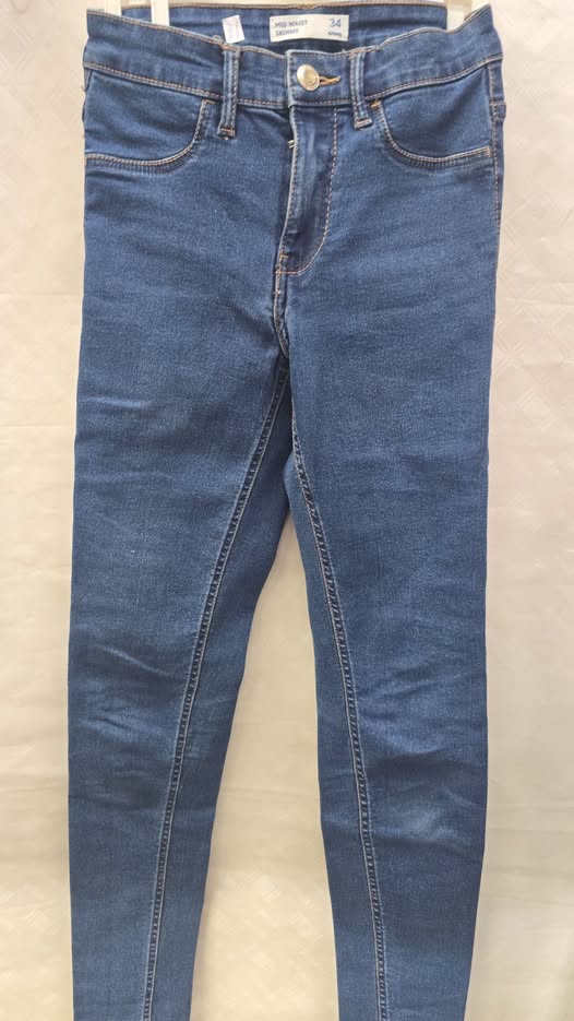 Sinsay skinny mid waist elastické džíny